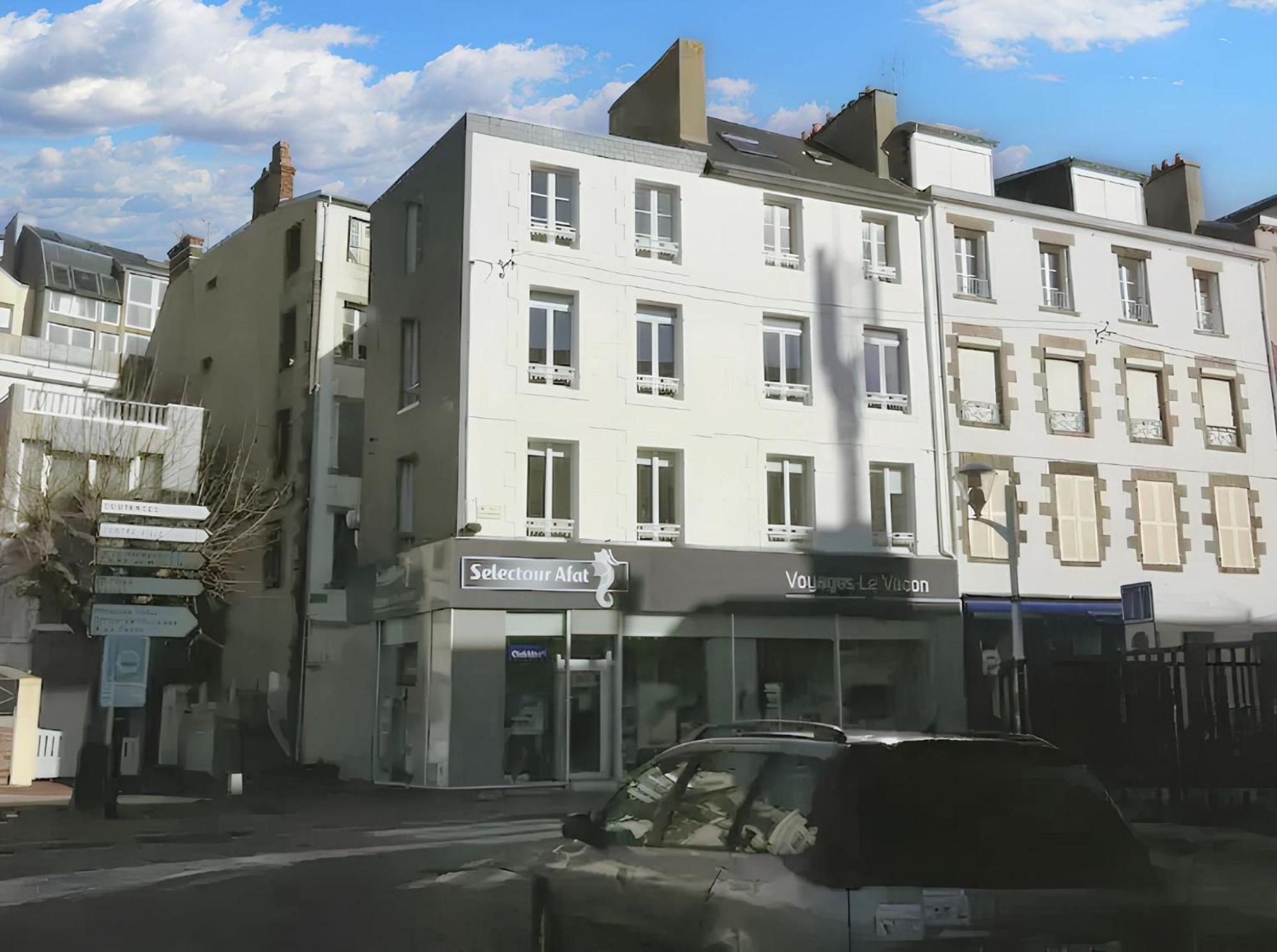 Appartement d'une chambre avec vue sur la mer et wifi a Granville a 1 km de la plage Extérieur photo